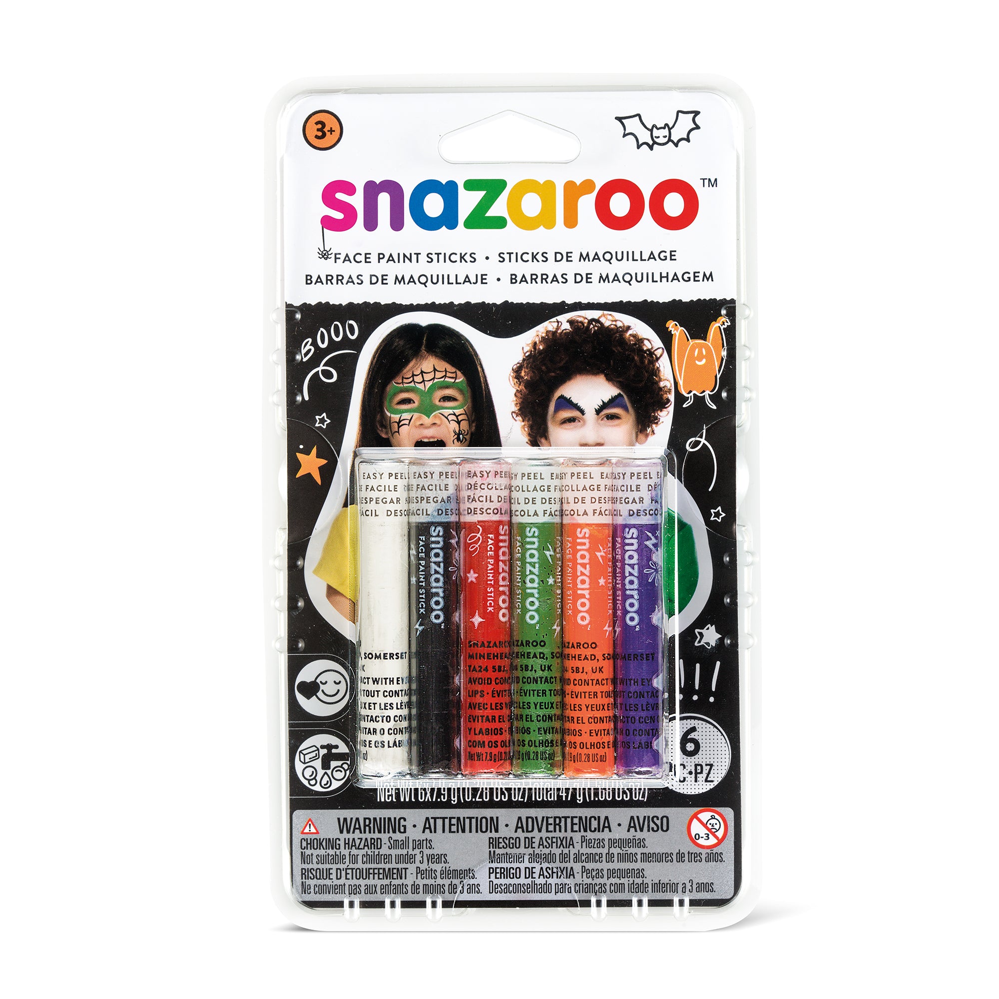 Snazaroo Schminkstifte Set Schreckliche Gesichter