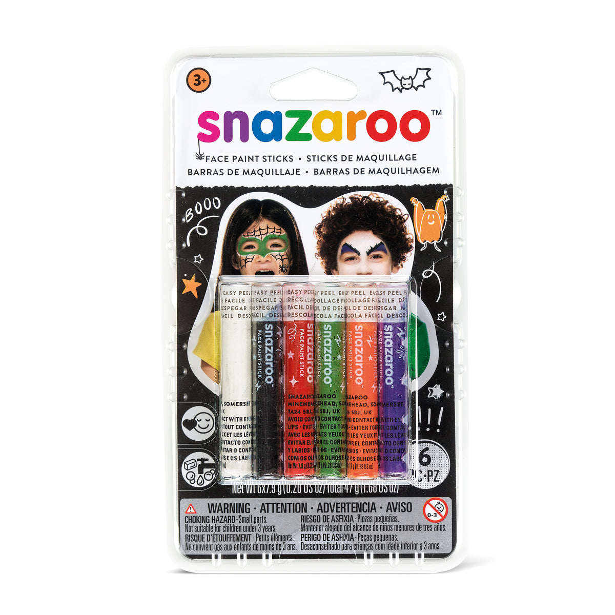 Snazaroo Schminkstifte Set Schreckliche Gesichter