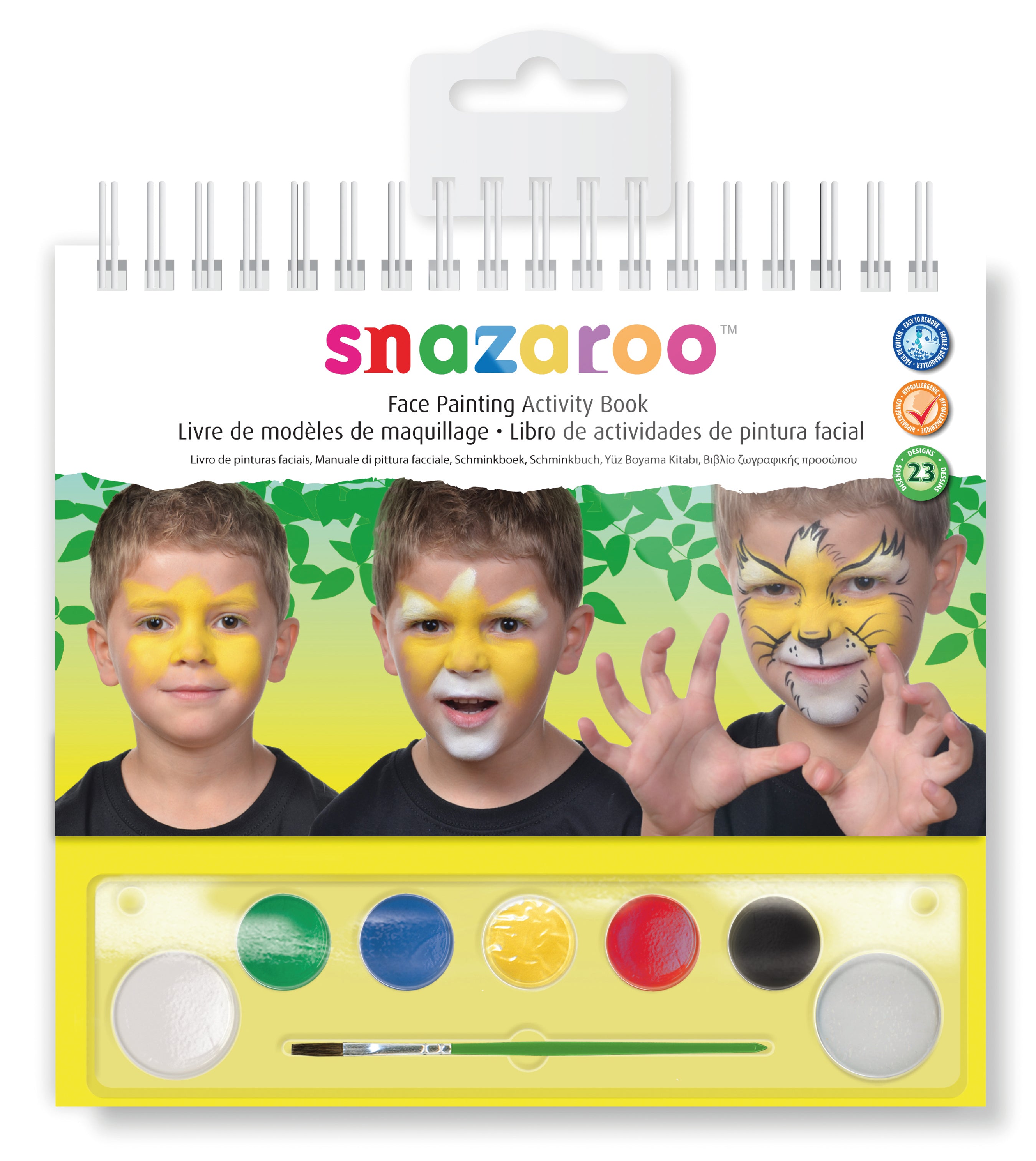 Snazaroo Schminkbuch Aktionsbuch Gesichter Schminken