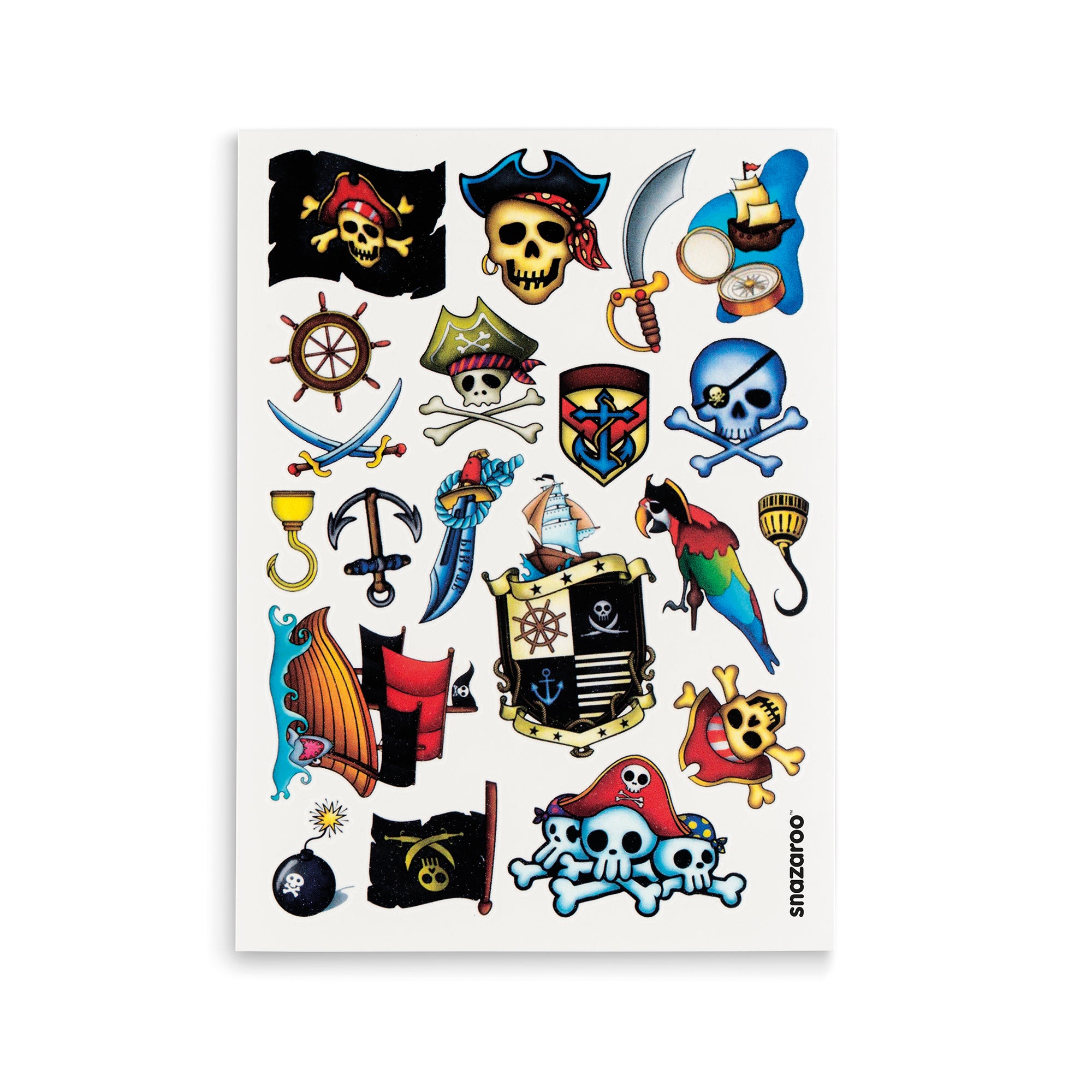 Snazaroo Tattoos Piraten