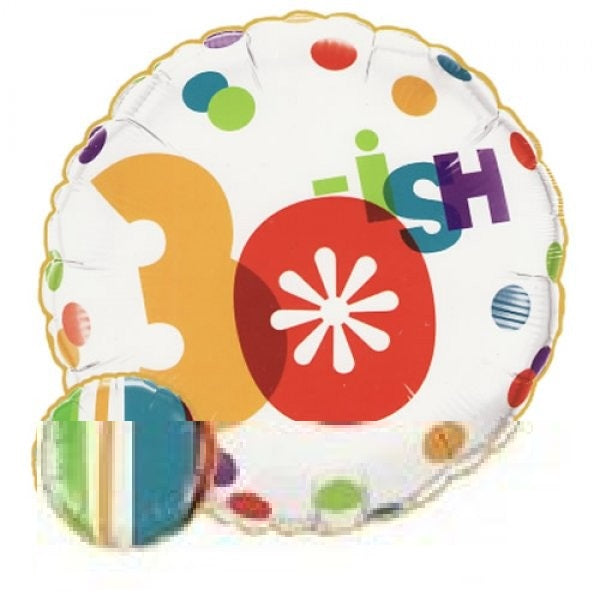 30. Geburtstag Folienballon 45cm 18"