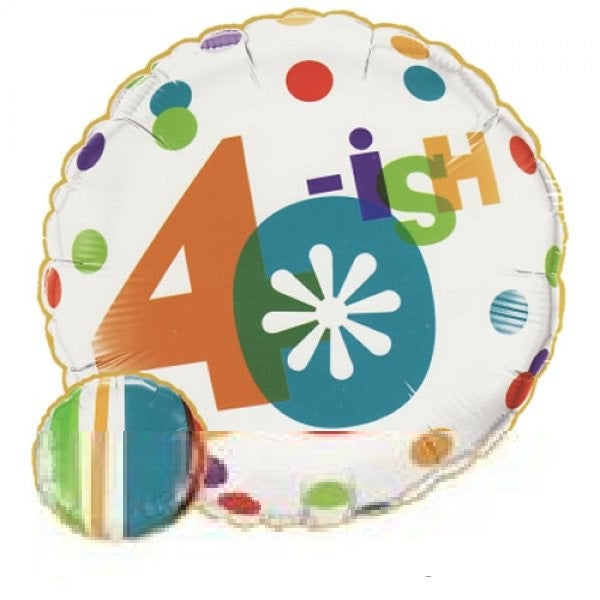 40. Geburtstag Folienballon 45cm 18"