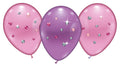 4 Ballons Pink Jewels Latex Luftballon ca. 23cm