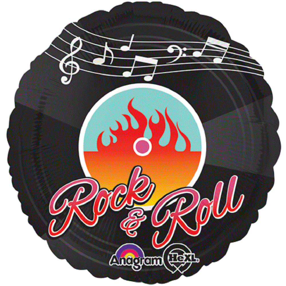 50`s Rock - N - Roll Folienballon - 45cm 18''