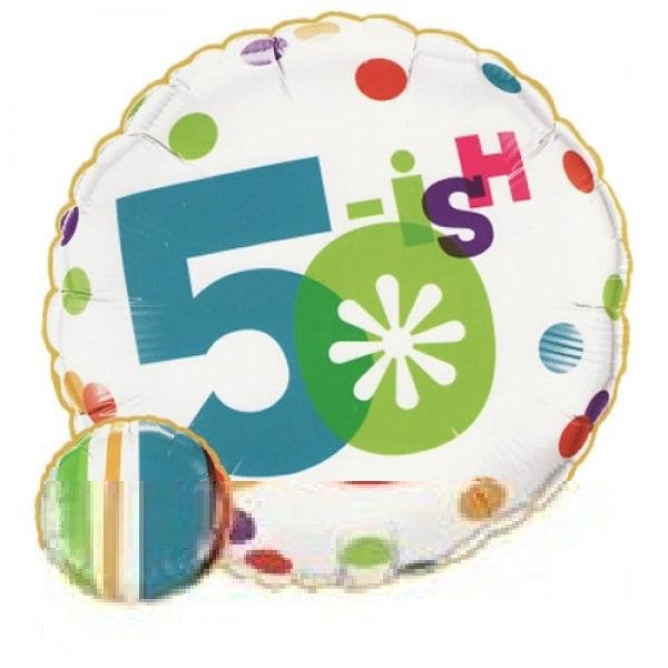 50. Geburtstag Folienballon 45cm 18"
