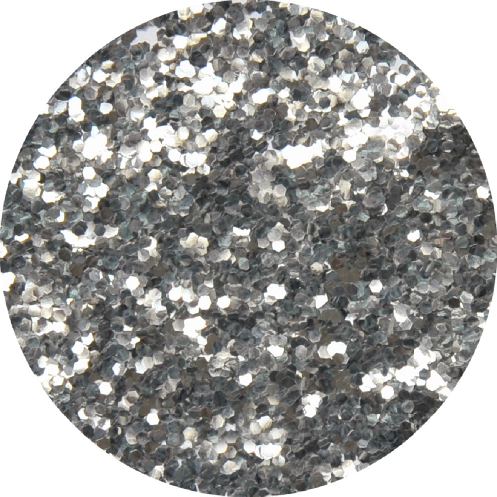 6 g Bio Streu Glitzer Silber Grob Eulenspiegel 