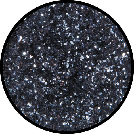 6 g Eulenspiegel Polyester Streu Glitzer Gunmetal (Anthrazit)