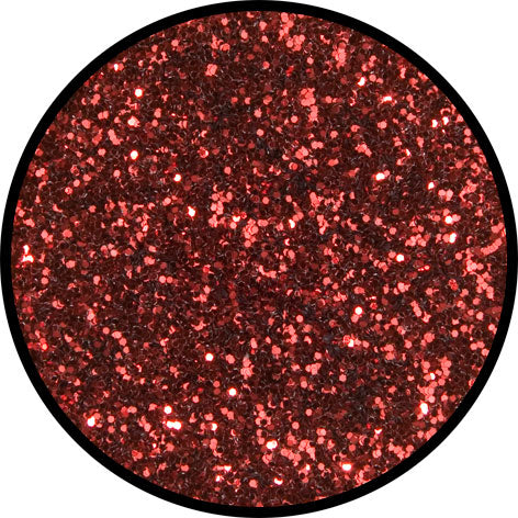 6 g Eulenspiegel Polyester Streu Glitzer Rosenrot