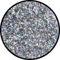 6 g Holographischer Streu Glitzer Silber Juwel Mittel