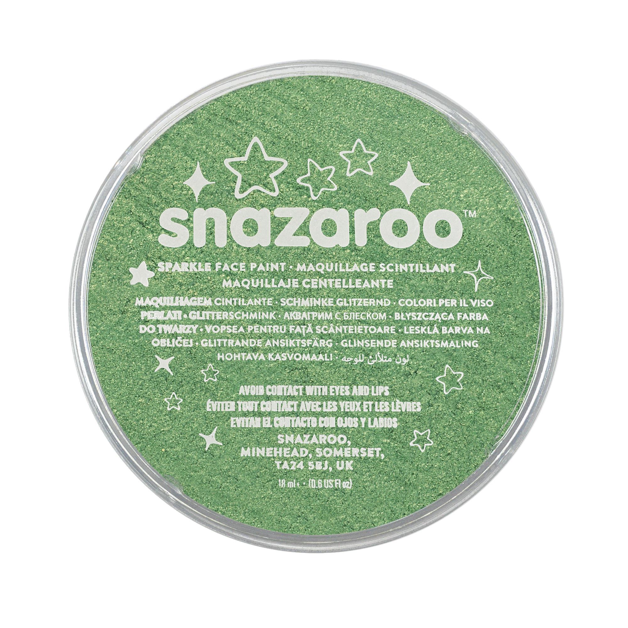 Snazaroo Schminkfarbe Schimmernd Blassgrün 18 ml