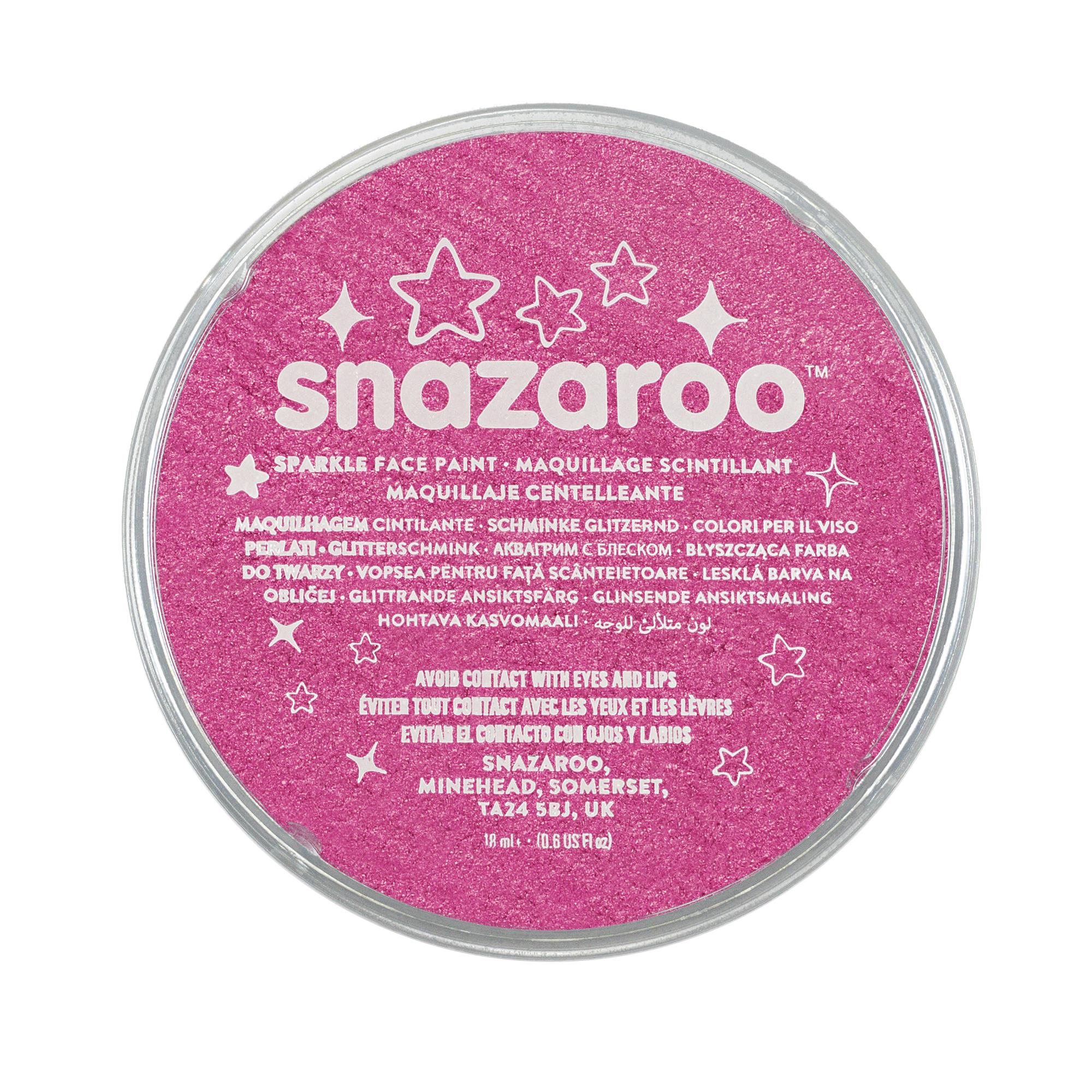 Snazaroo Schminkfarbe Schimmernd Rosa 18 ml