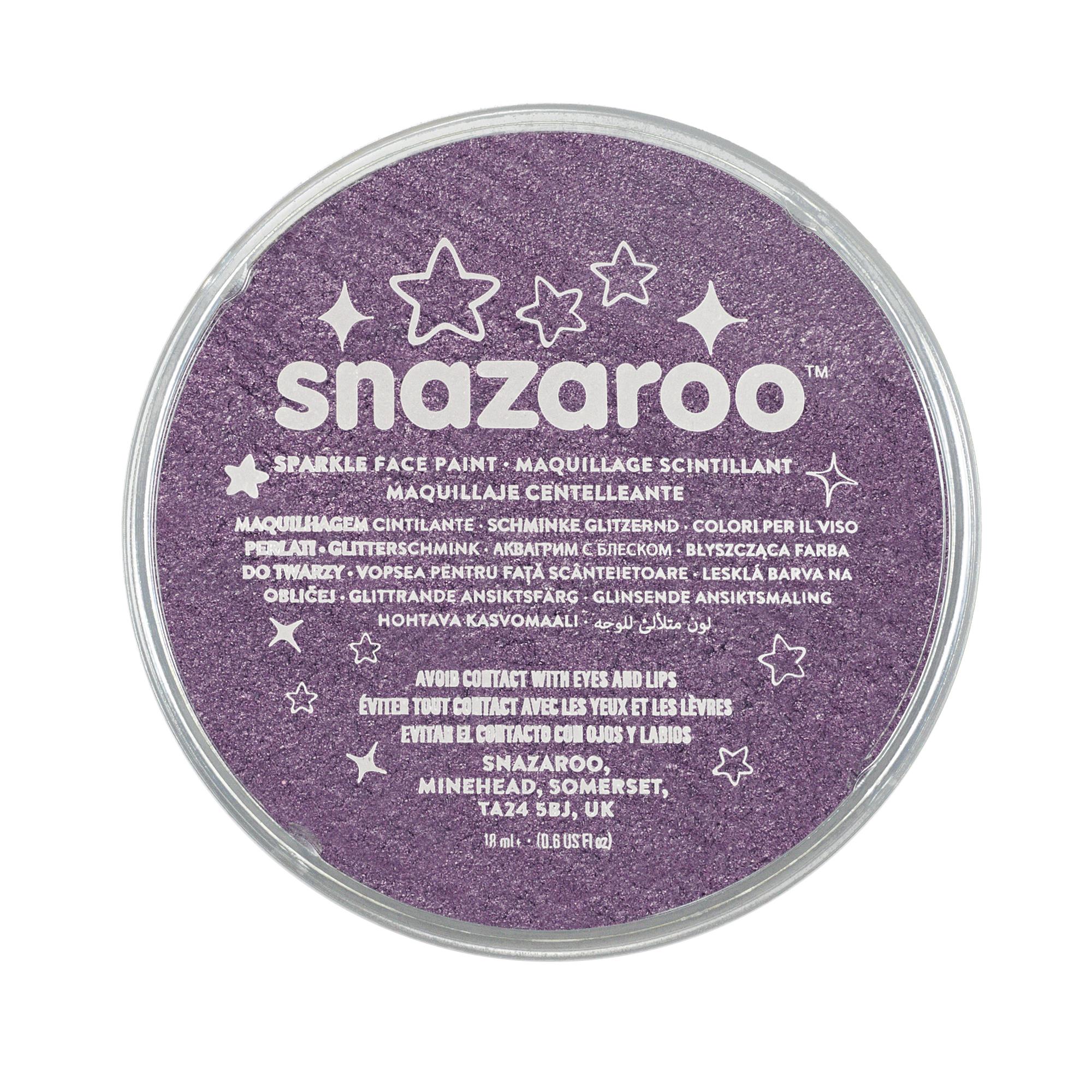 Snazaroo Schminkfarbe Schimmernd Flieder 18 ml