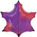 Ahornblatt Large Shape Purple Maple Leaf Ahornblatt Folienballon 60 cm