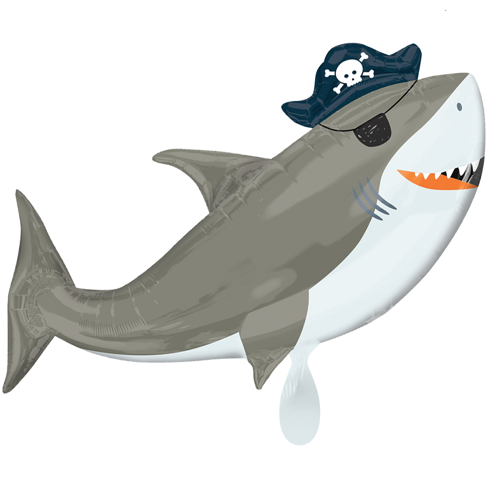 Ahoy Shark Hai Folienballon - 104cm 41''