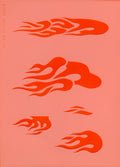 Eulenspiegel Airbrush Schablone Flames II