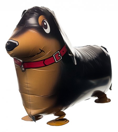 Airwalker Dackel Folienballon Hund 68cm 27"