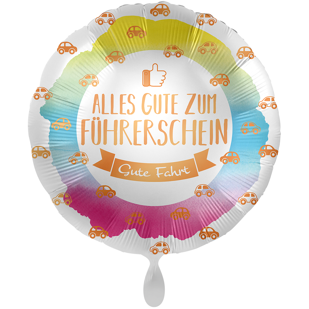 Alles Gute zum Führerschein Gute Fahrt - 71 cm 28''