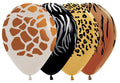Animal Print Metallic Ink Assortment 12,5cm 5" Latex Luftballons Sempertex 50 Stück