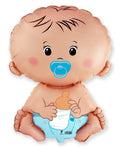 Baby Boy Junge mit blauer Windel Folienballon 61cm 24"