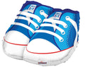 Baby Boy Sneakers Babyschuhe blau Folienballon 88cm 35"