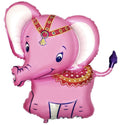Baby Elefant Rosa Folienballon 86 x 81cm