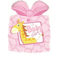 Baby Girl Geschenk mit Giraffe Folienballon 63cm 25"