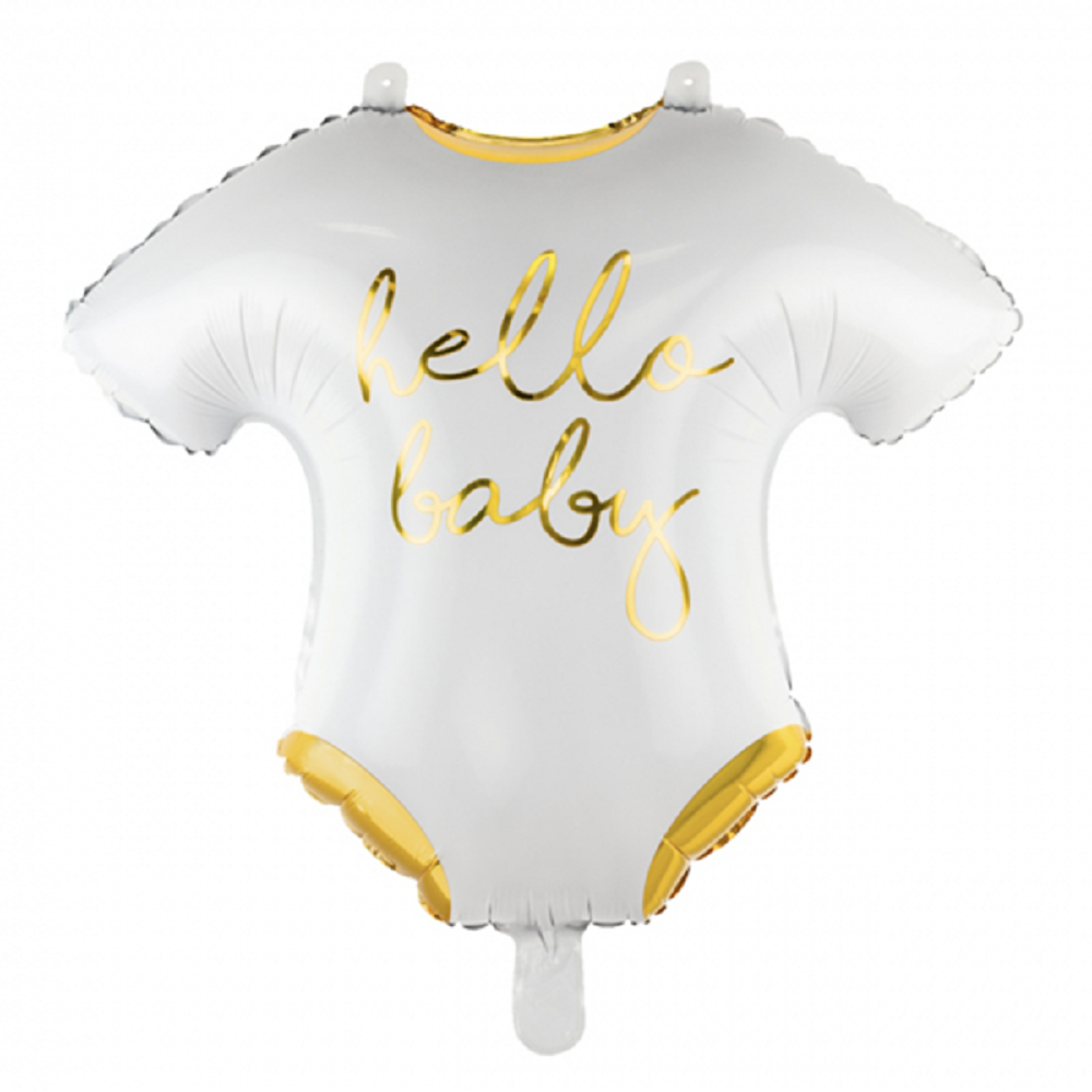 Baby Strampler Hello Baby Folienballon 45cm 18"