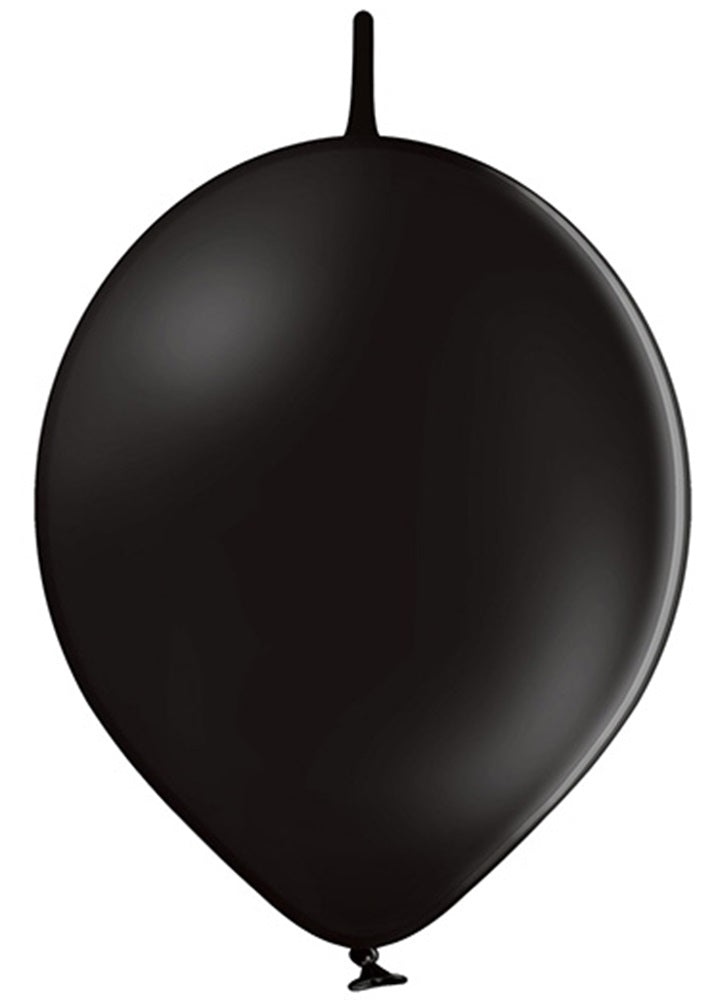 Belbal Links 025 Pastel Black Schwarz 27,5cm 11" B95L Latex Luftballons
