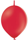 Belbal Links 101 Pastel Red Rot 27,5cm 11" B95L Latex Luftballons