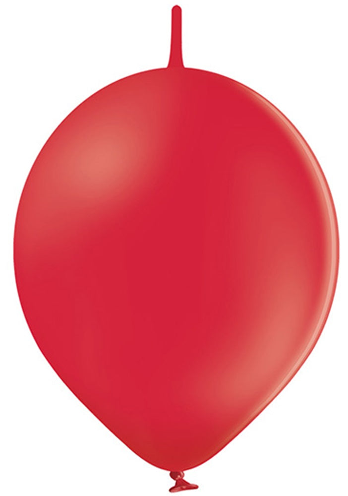 Belbal Links 101 Pastel Red Rot 27,5cm 11" B95L Latex Luftballons