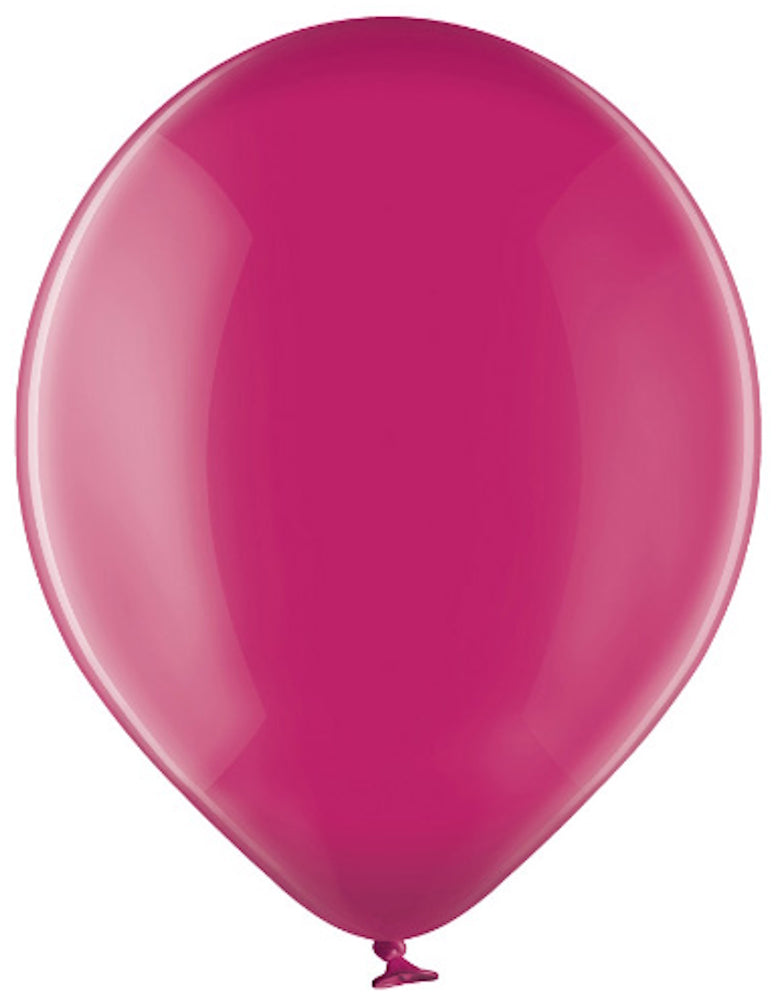 Belbal 034 Crystal Fuchsia Magenta 30cm 12" D11 Latex Luftballons