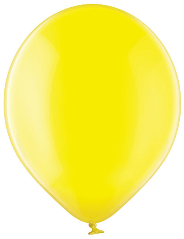 Belbal 036 Crystal Yellow Gelb 30cm 12" D11 Latex Luftballons