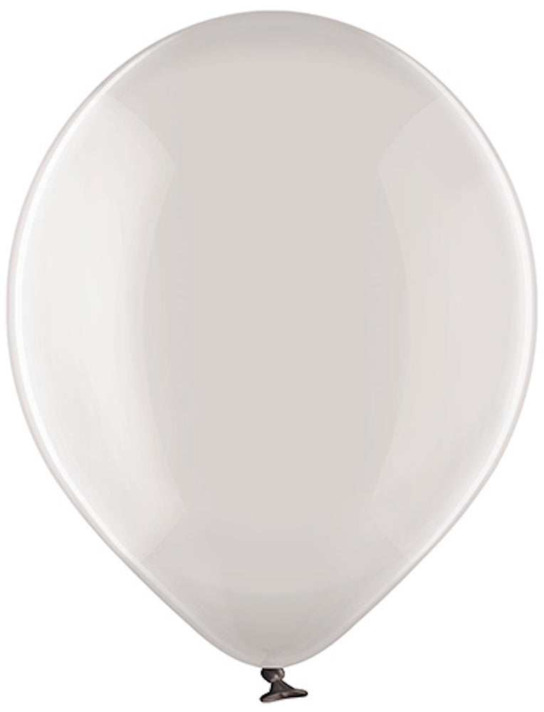 Belbal 040 Crystal Soap Grey Grau 23cm 9" B75 Latex Luftballons