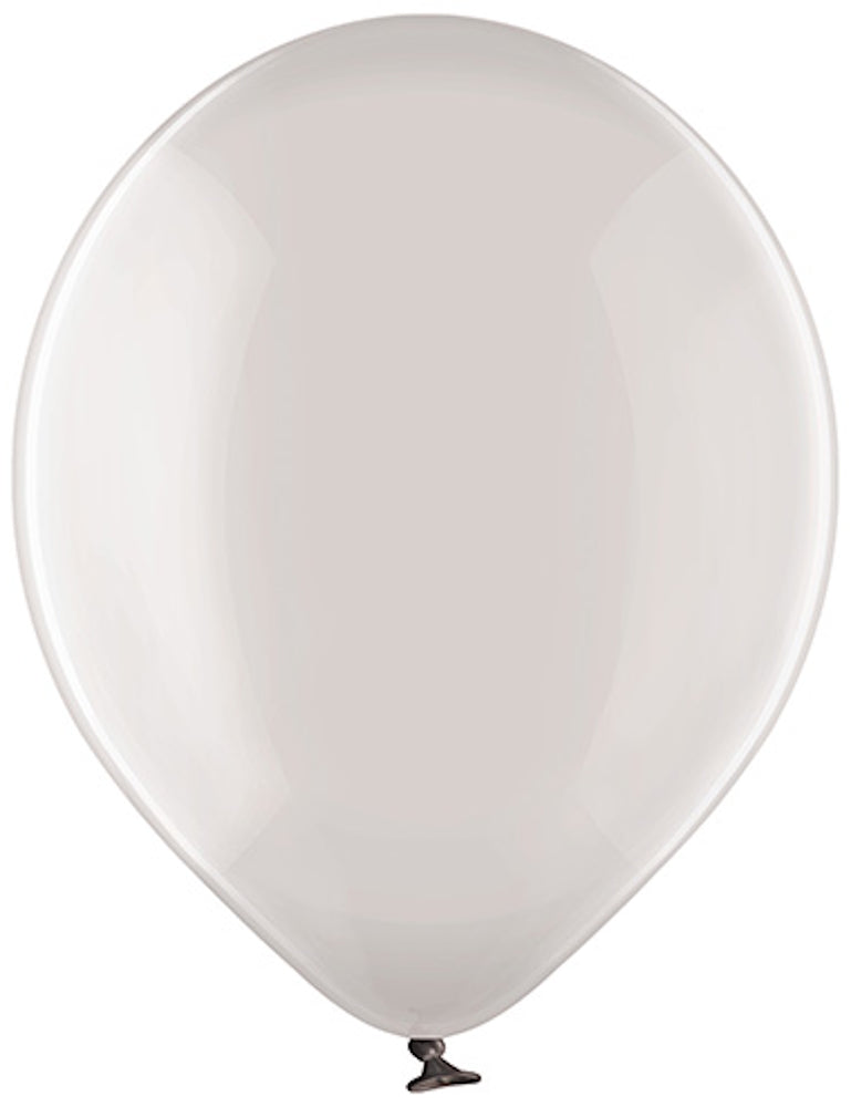 Belbal 040 Crystal Soap Grey Grau 27,5cm 11" B95 Latex Luftballons