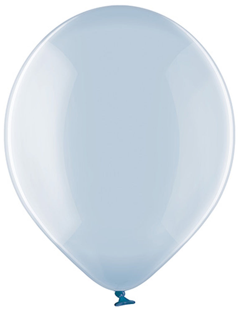 Belbal 042 Crystal Soap Blue Blau 30cm 12" D11 Latex Luftballons