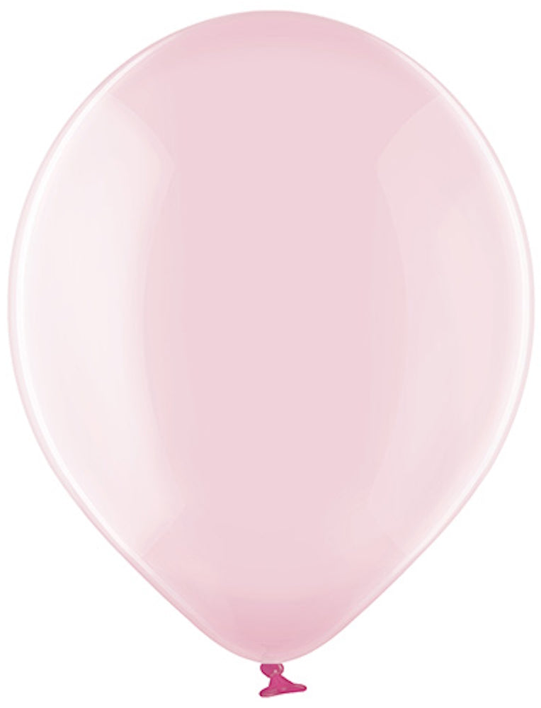 Belbal 044 Crystal Soap Pink 30cm 12" D11 Latex Luftballons