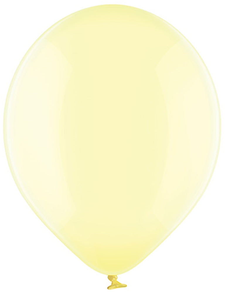 Belbal 046 Crystal Soap Yellow Gelb 30cm 12" D11 Latex Luftballons