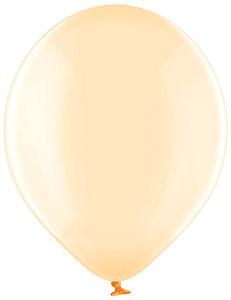 Belbal 047 Crystal Soap Orange 30cm 12" D11 Latex Luftballons