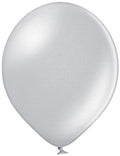 Belbal 061 Metallic Silver Silber 30cm 12" D11 Latex Luftballons