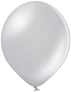 Belbal 061 Metallic Silver Silber 30cm 12" D11 Latex Luftballons