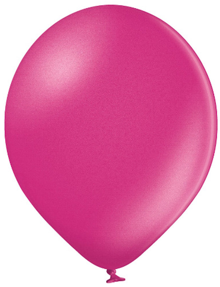 Belbal 064 Metallic Fuchsia Magenta 30cm 12" D11 Latex Luftballons