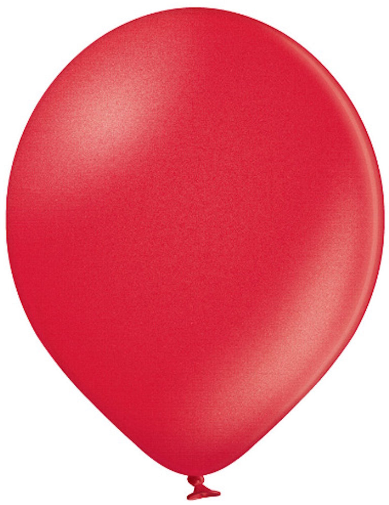 Belbal 080 Metallic Cherry Red Rot 30cm 12" D11 Latex Luftballons