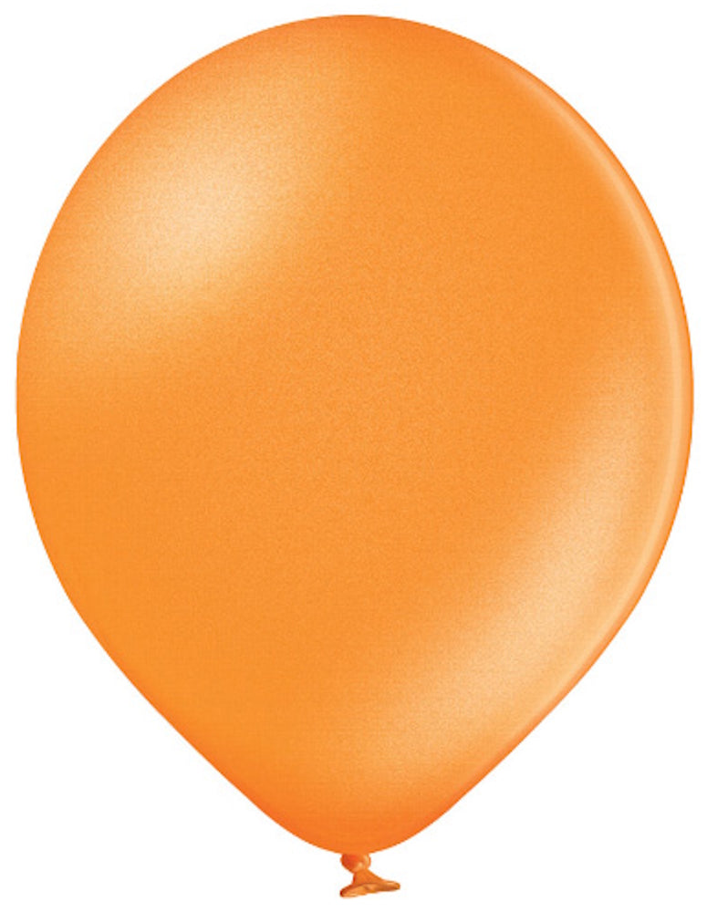 Belbal 081 Metallic Bright Orange 30cm 12" D11 Latex Luftballons