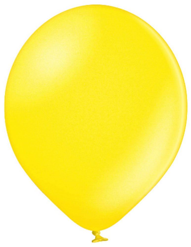 Belbal 082 Metallic Citrus Yellow Gelb 30cm 12" D11 Latex Luftballons