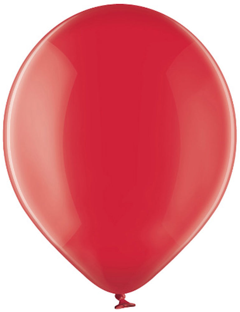 Belbal 131 Crystal Royal Red Rot 30cm 12" D11 Latex Luftballons