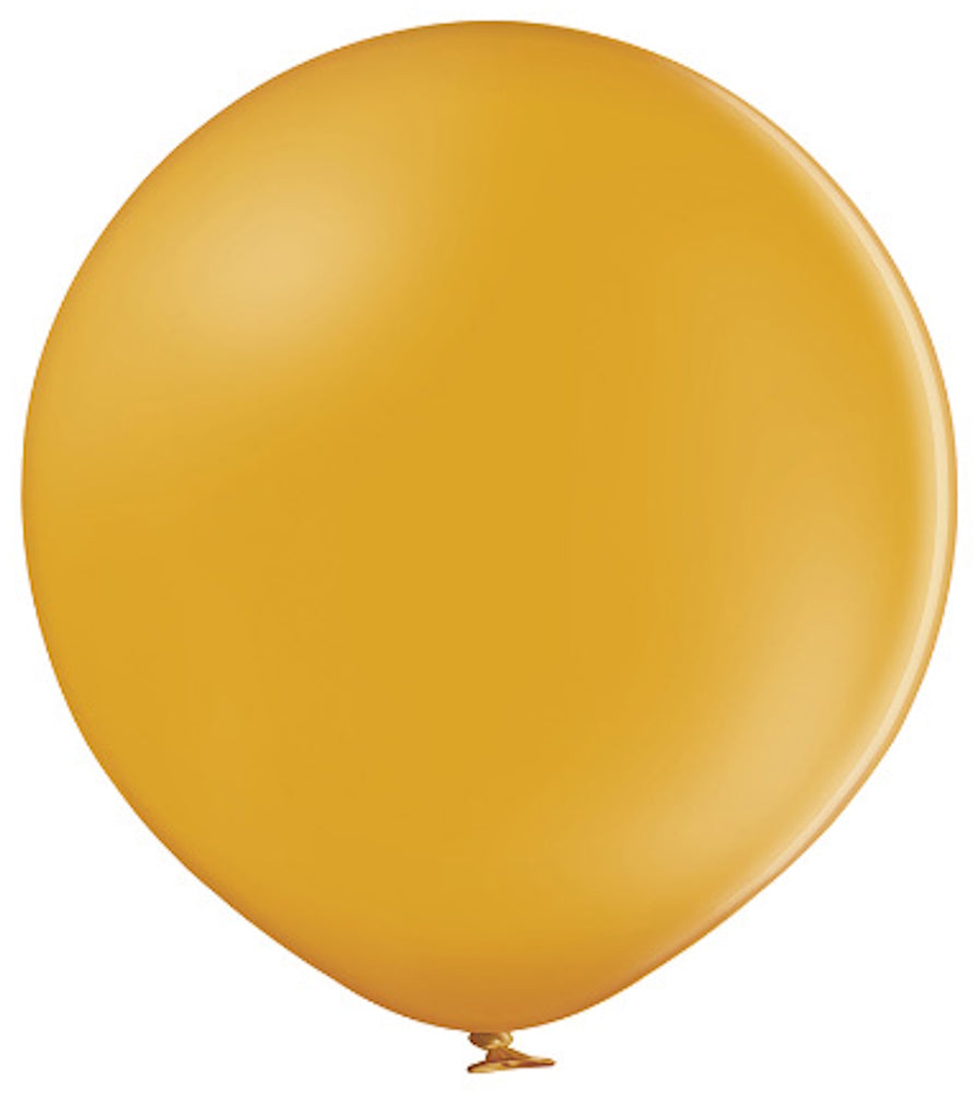 Belbal 491 Pastel Honey Yellow Gelb 61cm 24" B250 Latex Luftballons