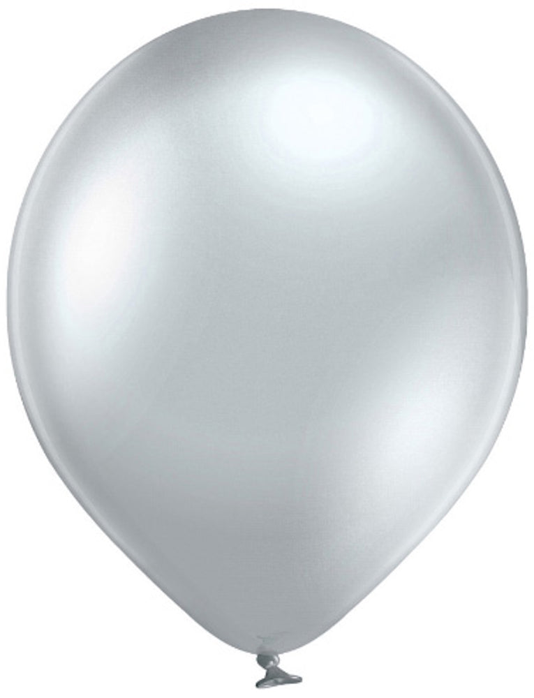 Belbal 601 Glossy Silver Silber 30cm 12" D11 Latex Luftballons