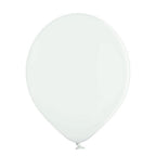 Belbal 002 Pastel White Weiß 30cm 12" B105 Latex Luftballons