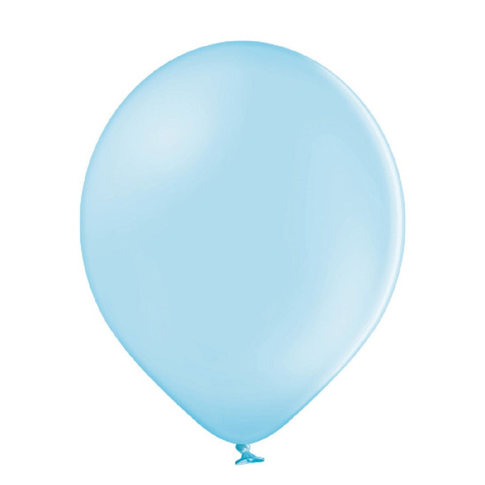 Belbal 003 Pastel Sky Blue Blau 23cm 9" B75 Latex Luftballons