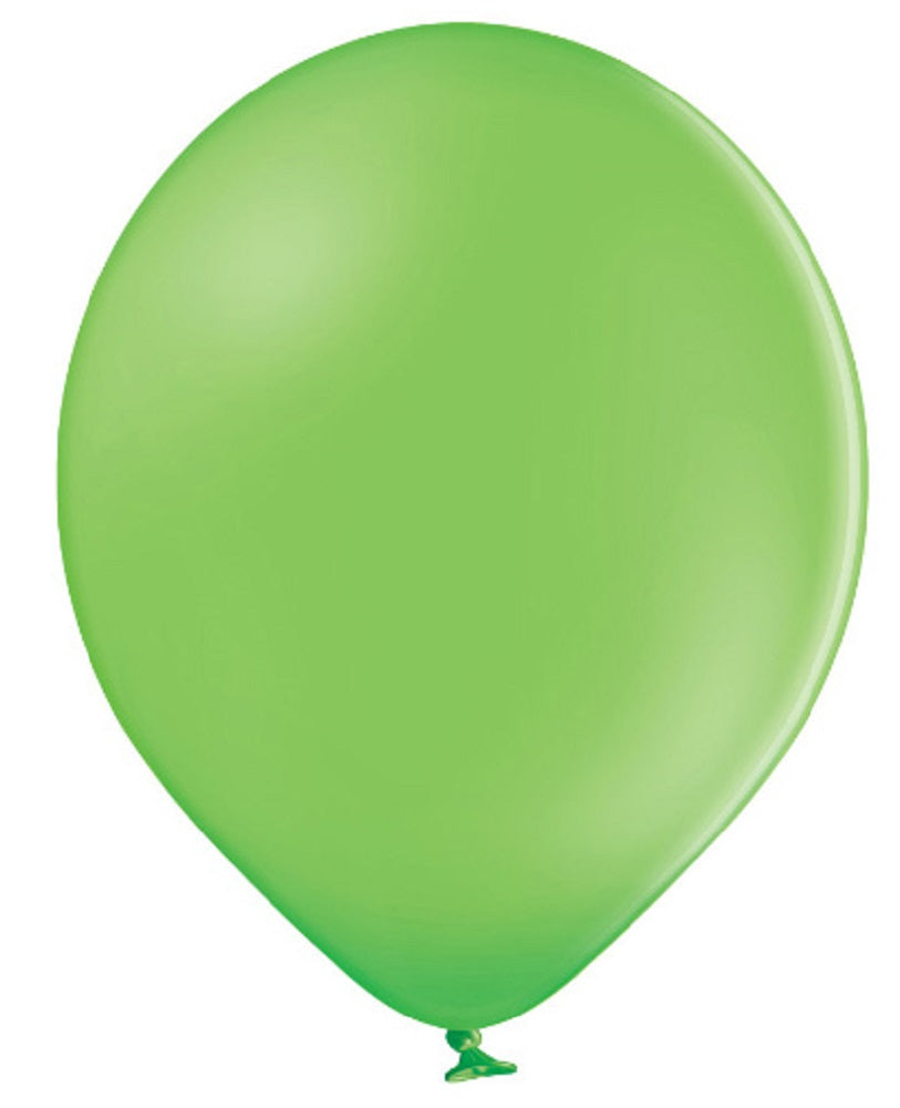 Belbal 014 Pastel Lime Green Grün 30cm 12" B105 Latex Luftballons